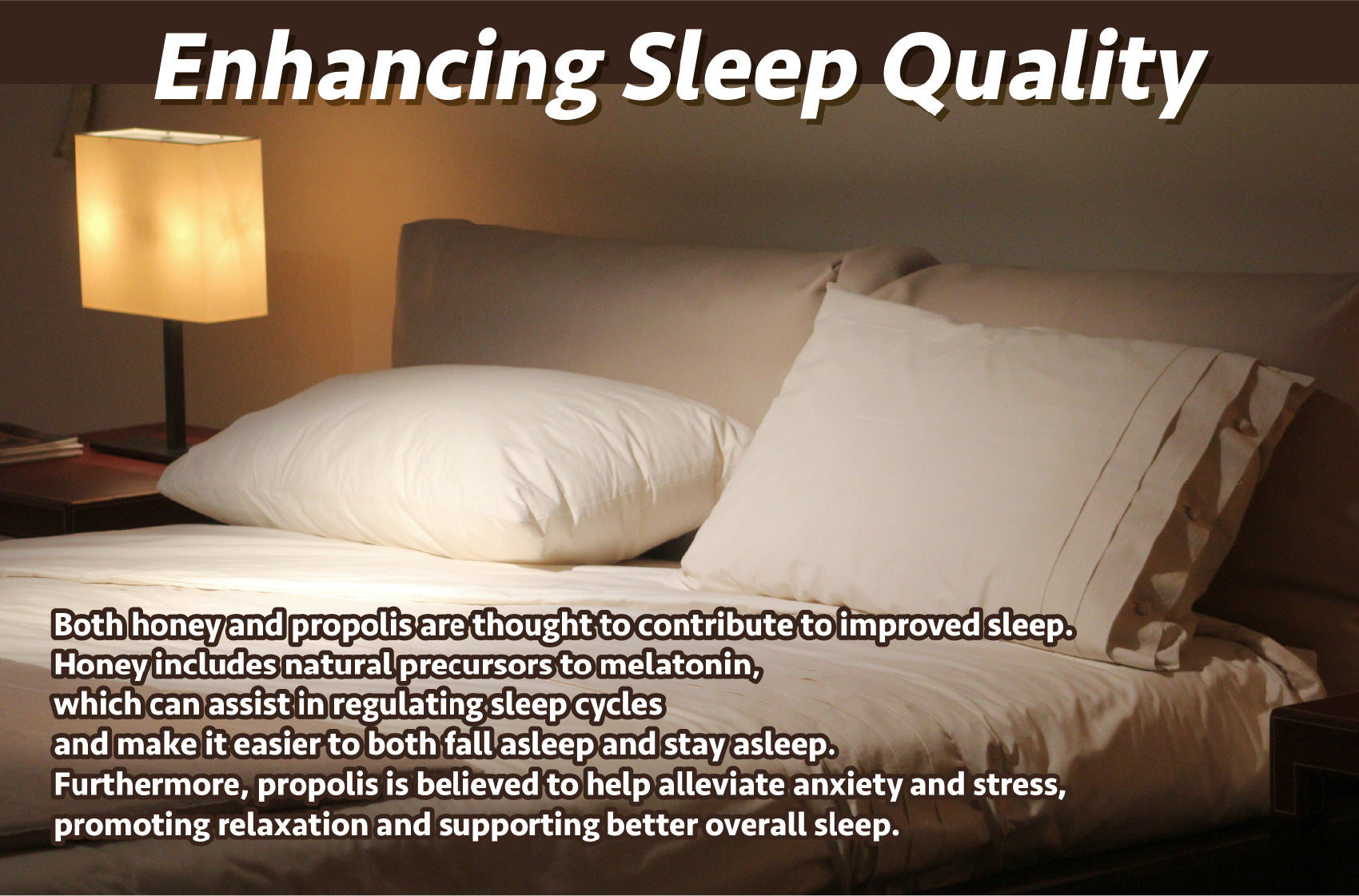 Enhance sleep quality