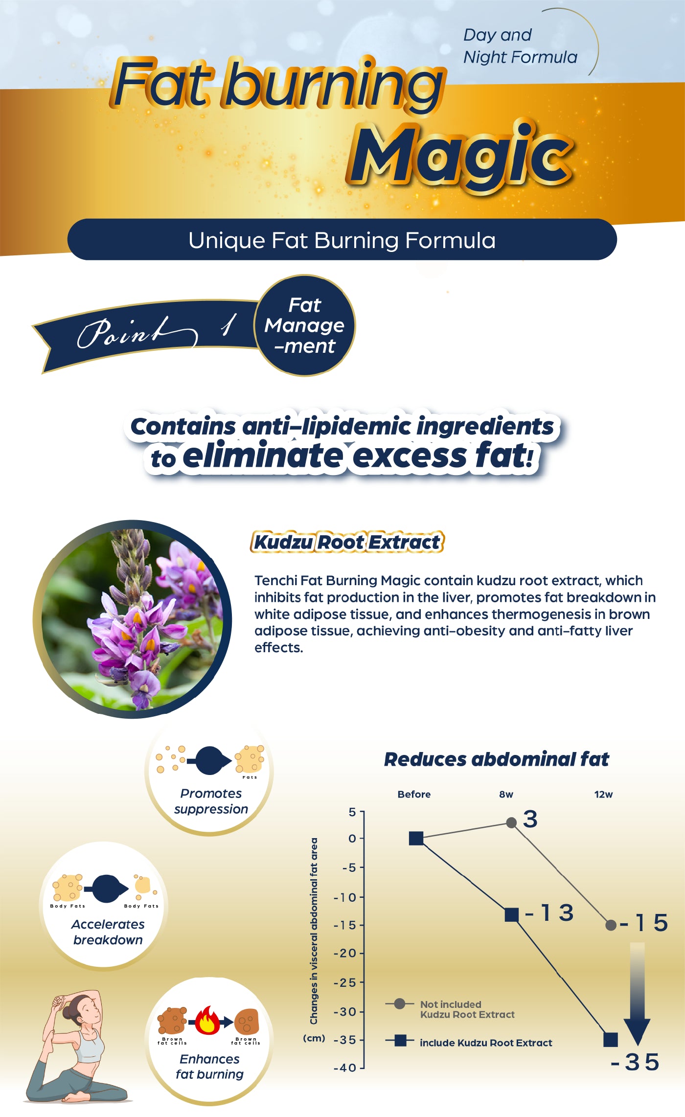 Fat Burning formula kudzu root extract